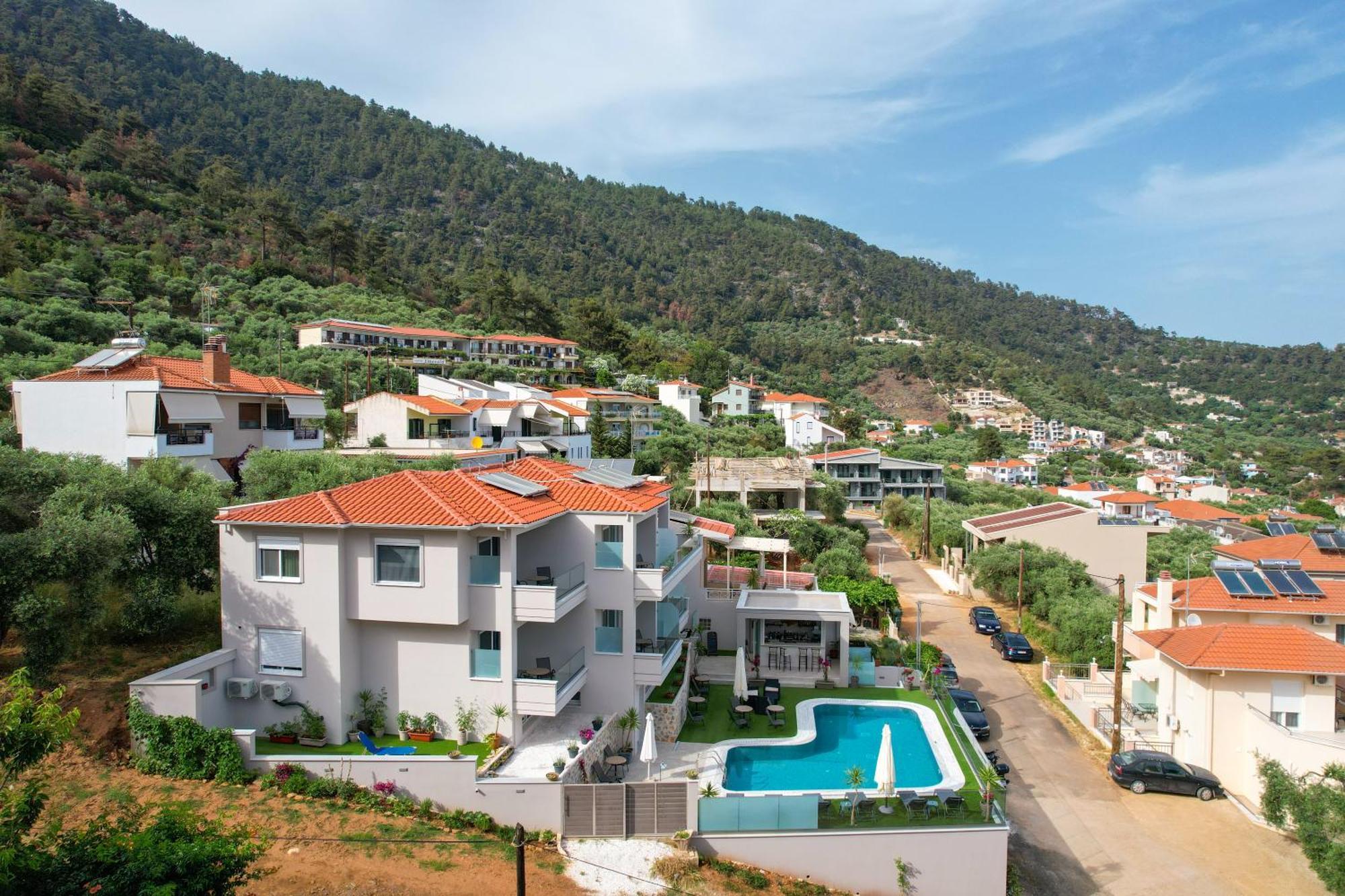 Villa Finikas Thassos Golden Beach 克里斯阿穆迪亚 外观 照片