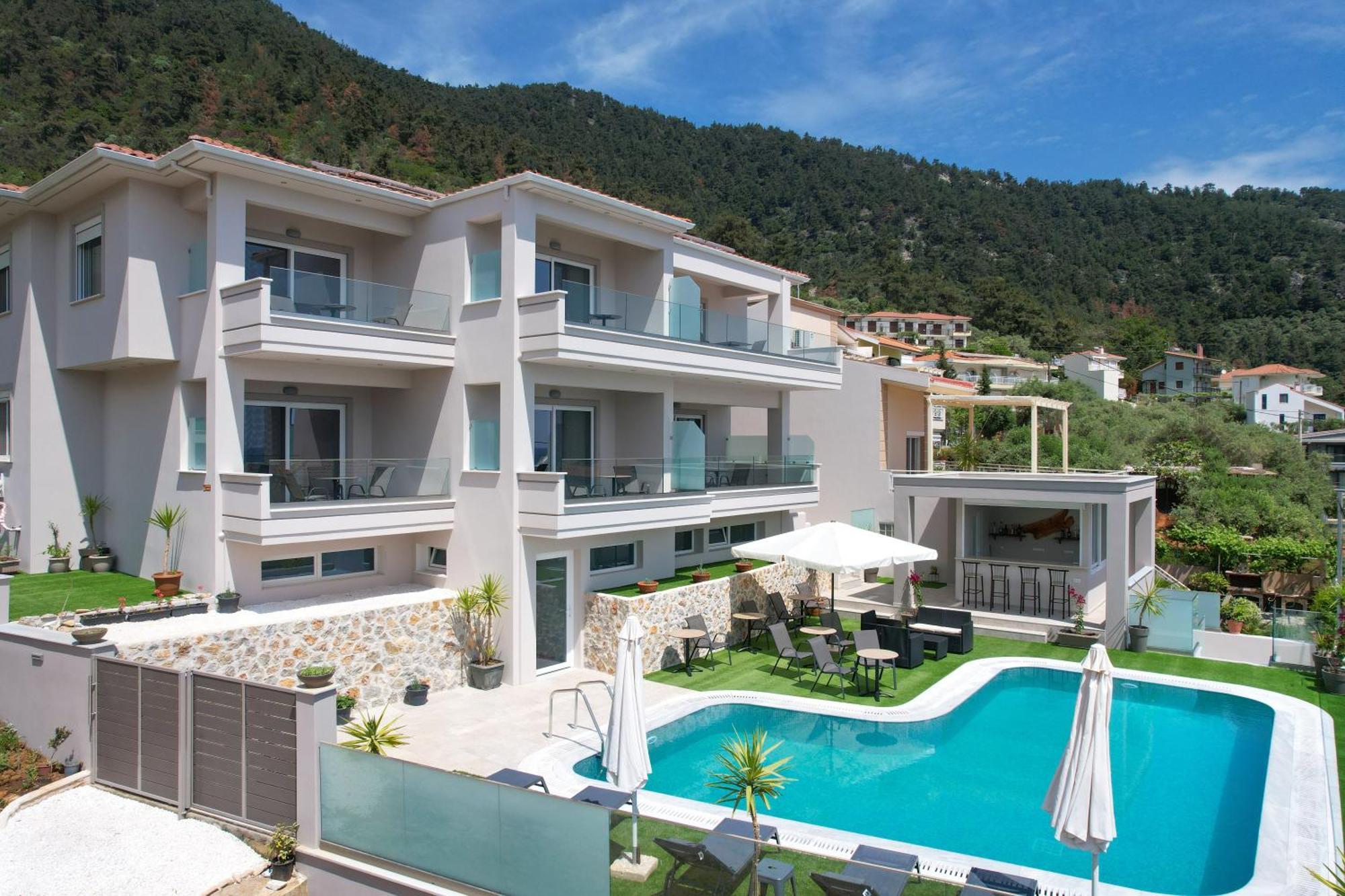 Villa Finikas Thassos Golden Beach 克里斯阿穆迪亚 外观 照片