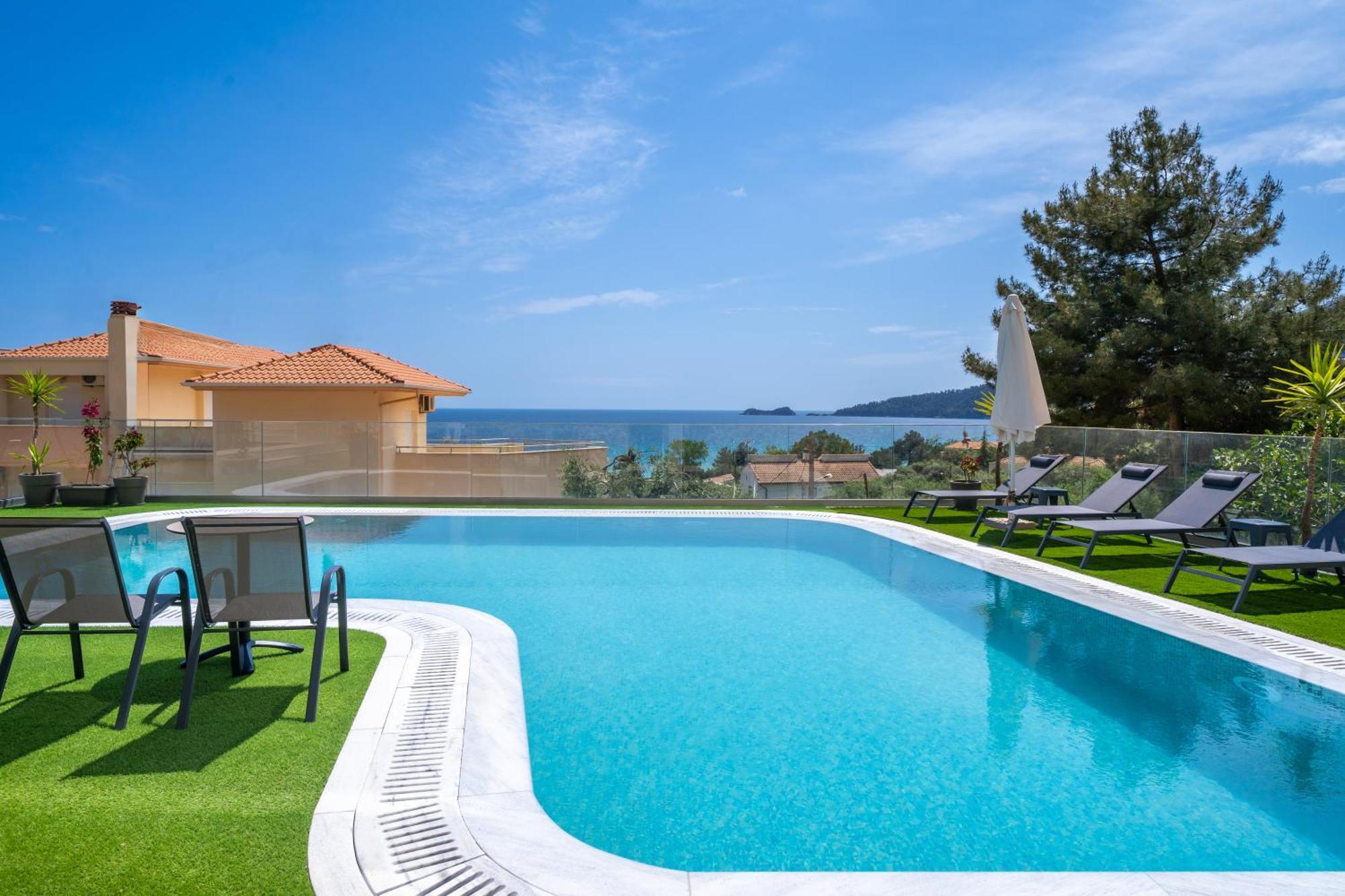 Villa Finikas Thassos Golden Beach 克里斯阿穆迪亚 外观 照片