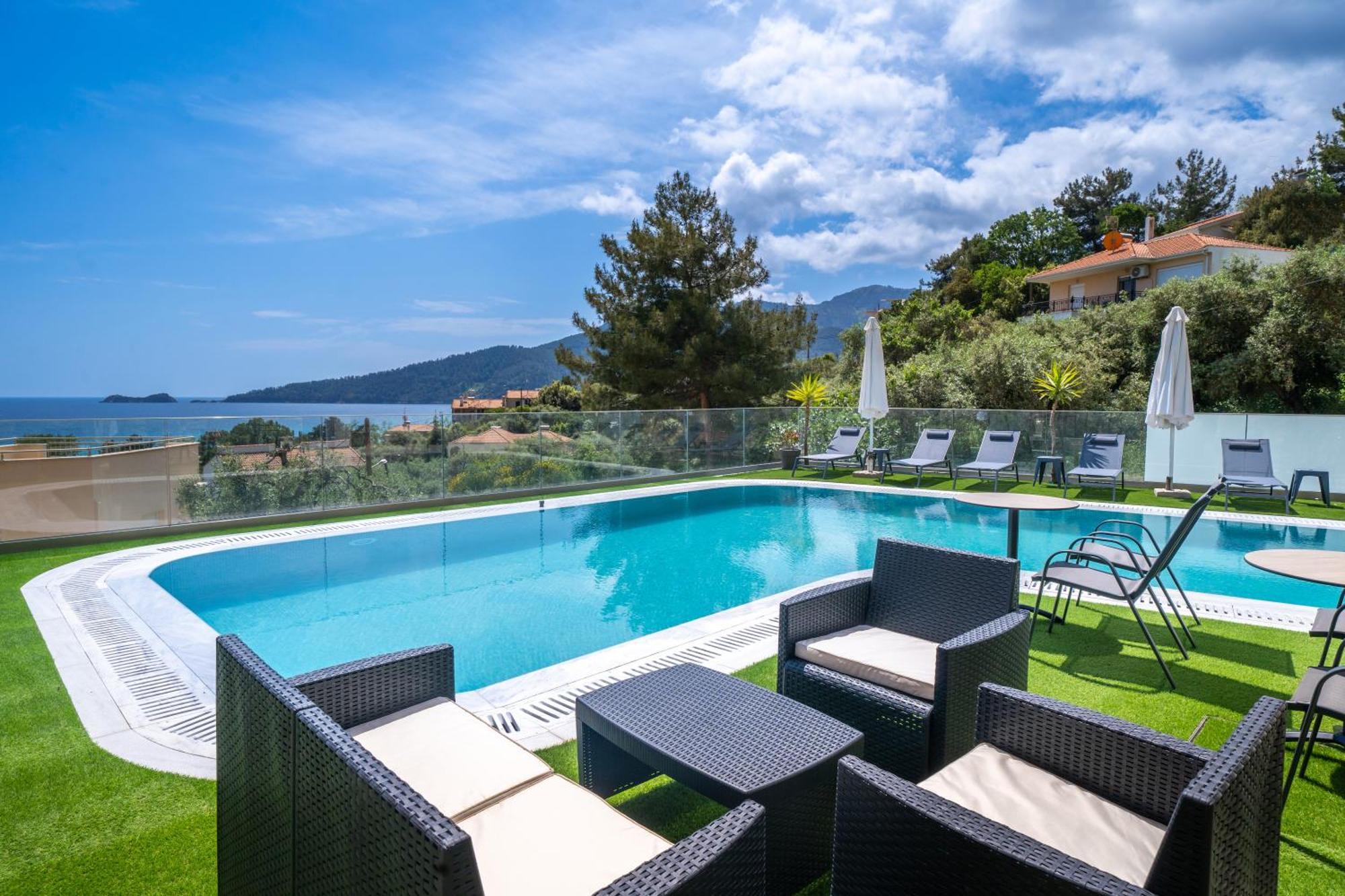 Villa Finikas Thassos Golden Beach 克里斯阿穆迪亚 外观 照片
